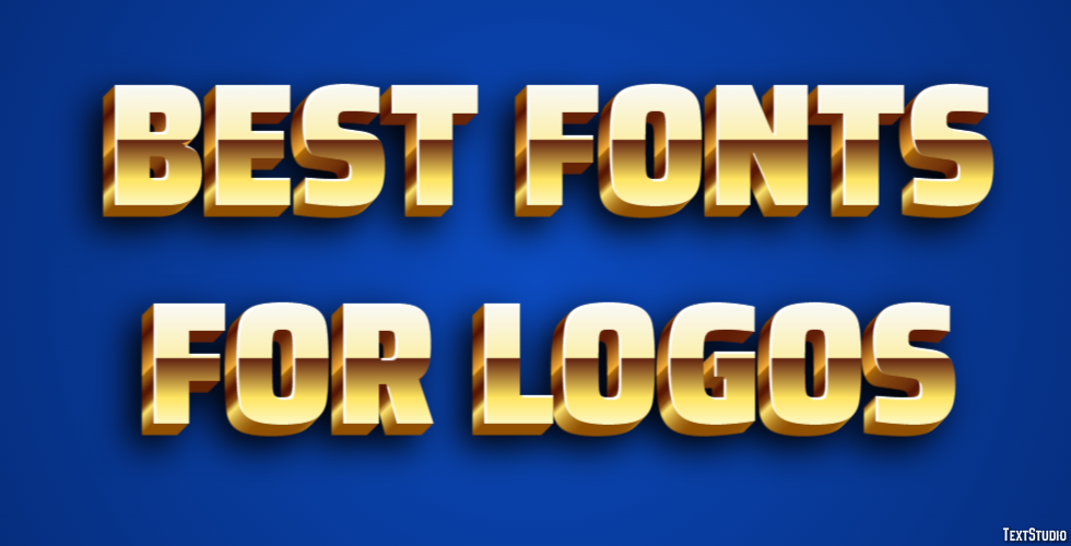 Best Fonts For Logos Efecto de Texto