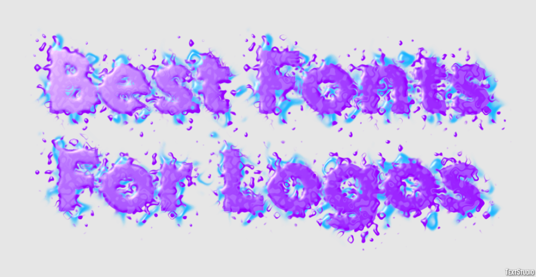 Best Fonts For Logos Metin Efekti