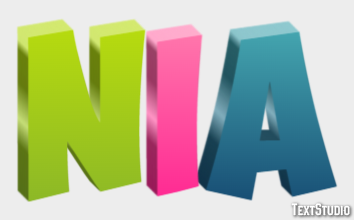 Nia Efekt tekstowy
