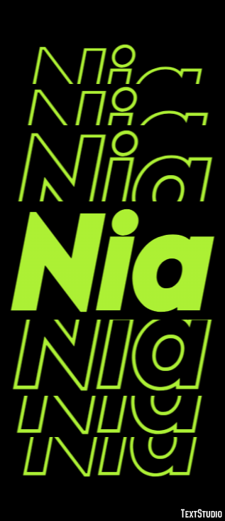 Nia Efekt tekstowy