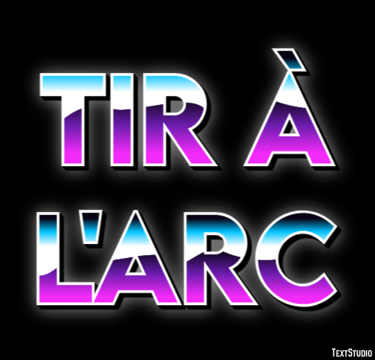 Tir à l'arc テキスト効果