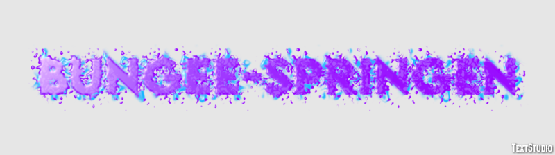 Bungee-Springen Effet de texte