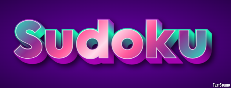 Sudoku Texteffekt