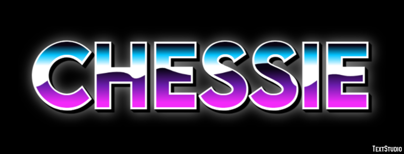 Chessie Эффект текста