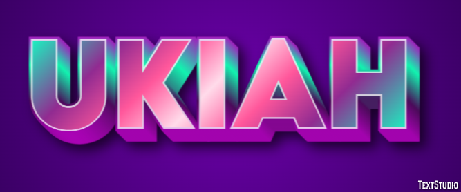 Ukiah Efekt tekstowy