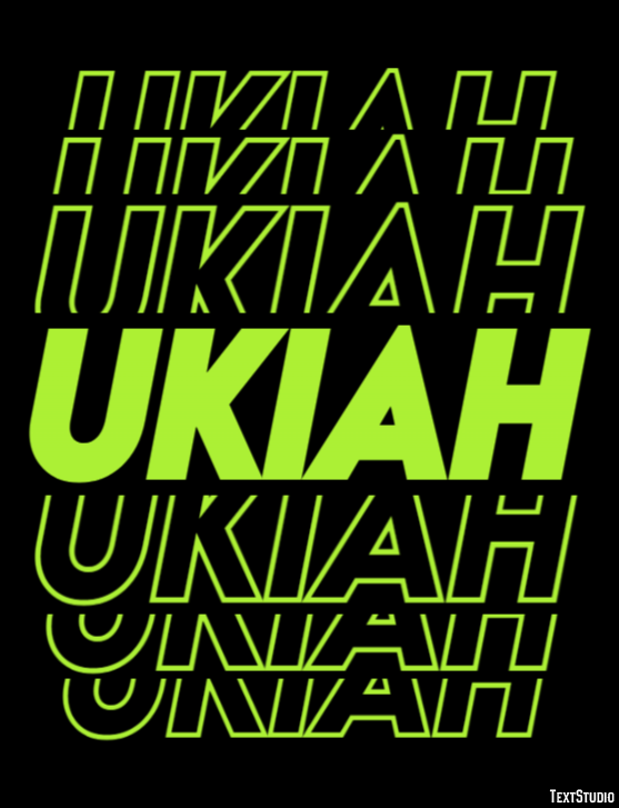 Ukiah Text Effect