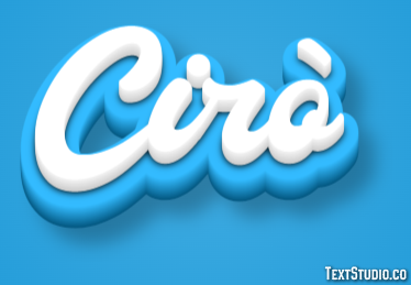Cirò Effetto testo