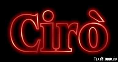 Cirò Effetto testo
