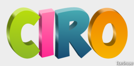 Cirò Effetto testo