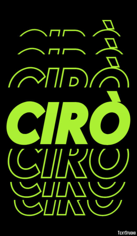 Cirò Effetto testo