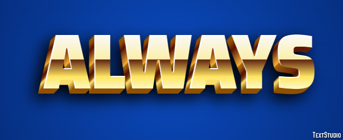 Always テキスト効果