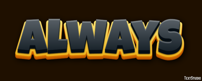 Always テキスト効果