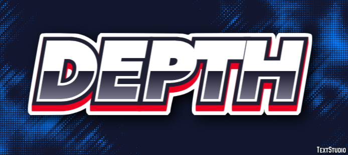 Depth Text effect