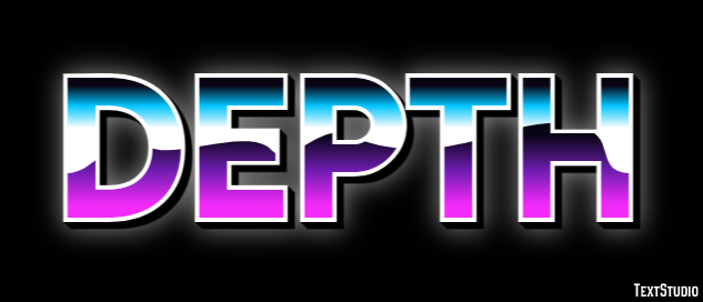 Depth Эффект текста