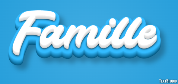 Famille テキスト効果