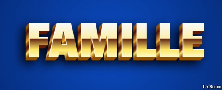 Famille Effet de texte