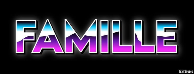 Famille Tekst Effect