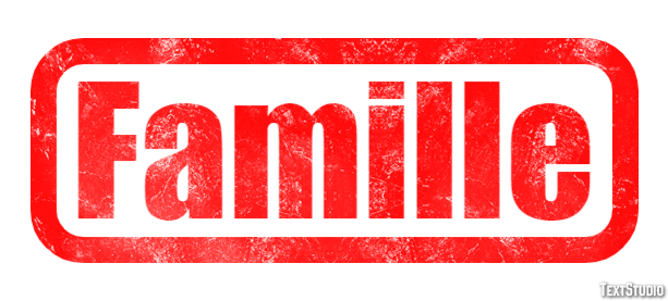 Famille Tekst Effect