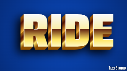 Ride Tekst Effect