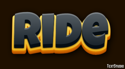 Ride Tekst Effect