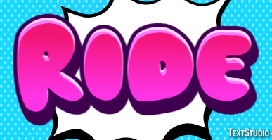 Ride Text Effect