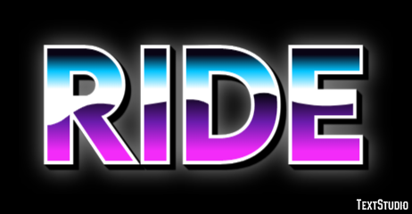 Ride Text Effect