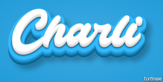 Charli Efecto de Texto