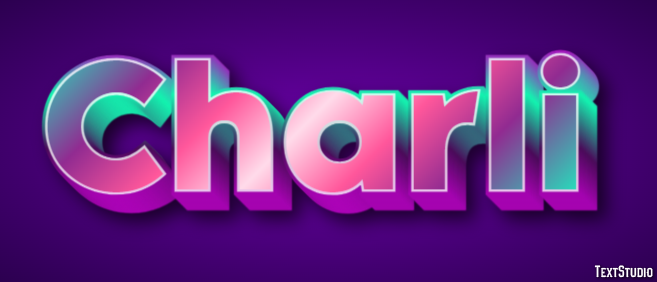 Charli Efecto de Texto