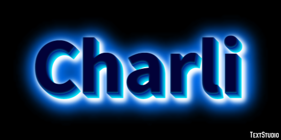 Charli Efecto de Texto