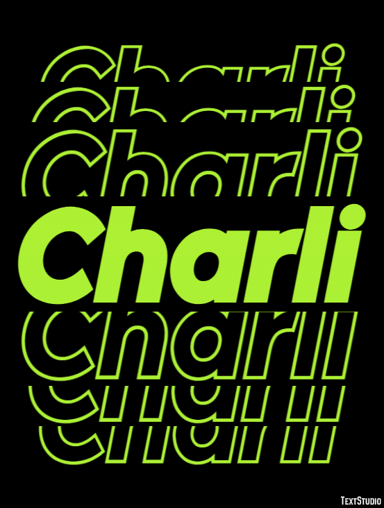 Charli Text Effect