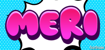 Meri Эффект текста