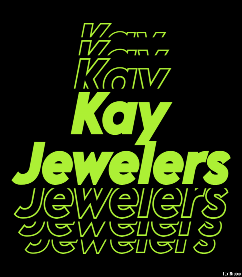 Kay Jewelers Texteffekt