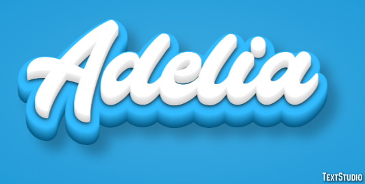 Adelia Text effect