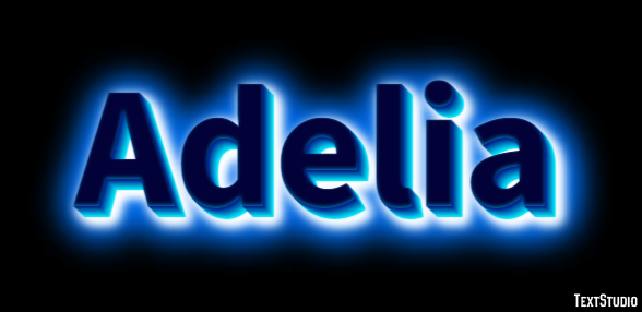 Adelia Text effect