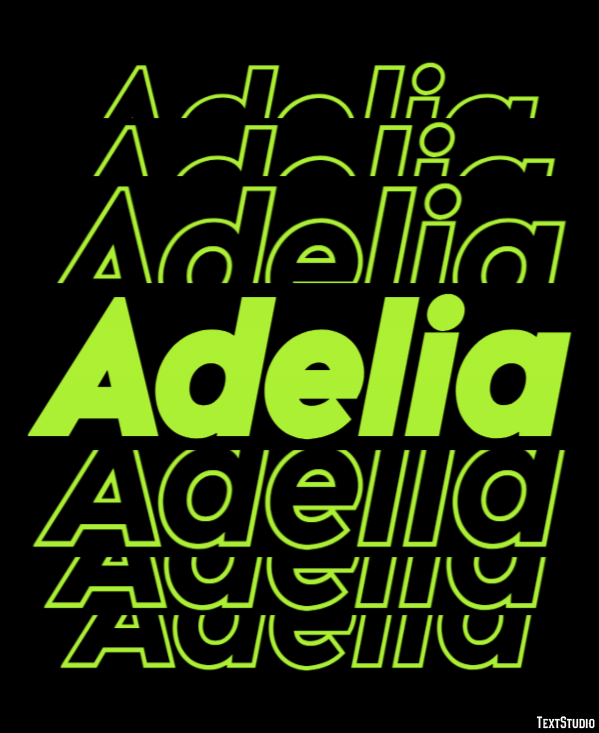 Adelia Text Effect