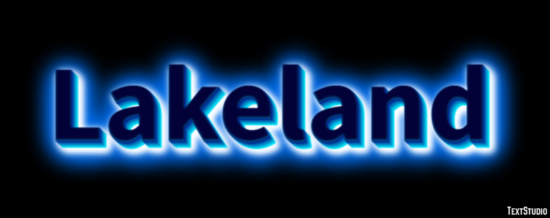 Lakeland Texteffekt