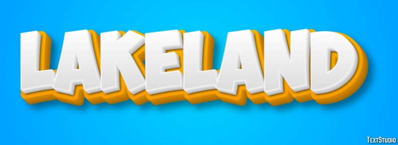 Lakeland Efekt tekstowy