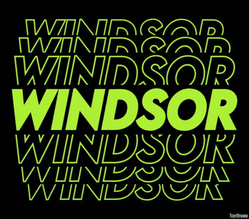 Windsor Efekt tekstowy