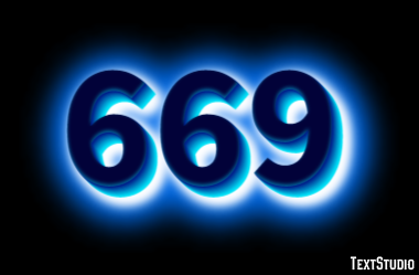 669 Text Effect