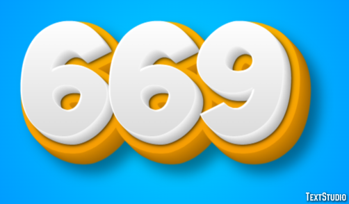 669 Text Effect