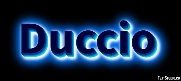 Duccio Effetto testo