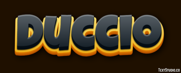 Duccio Effetto testo