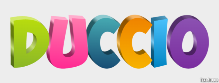 Duccio Effetto testo