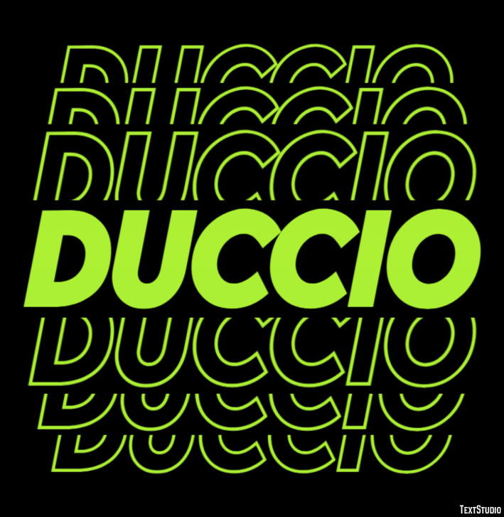 Duccio Effetto testo