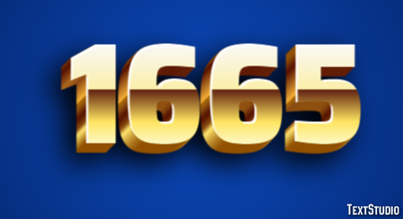 1665 Text Effect