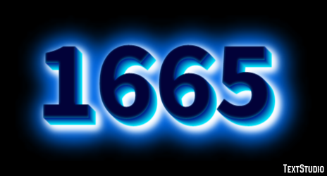 1665 テキスト効果