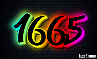 1665 Text Effect