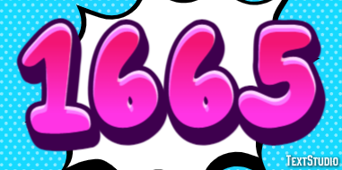 1665 テキスト効果