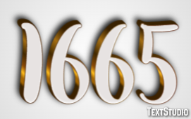 1665 Text Effect