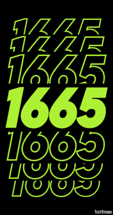 1665 Text Effect